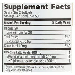 Spectrum Essentials Fish Oil Omega 3 (1x100 CAP)