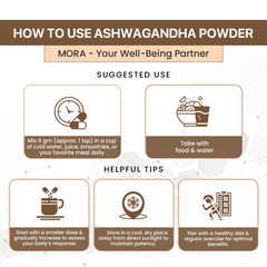 Ashwagandha Powder for Stress Relief & Energy