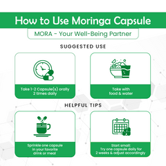 Moringa Capsules for Immunity & Antioxidant Support