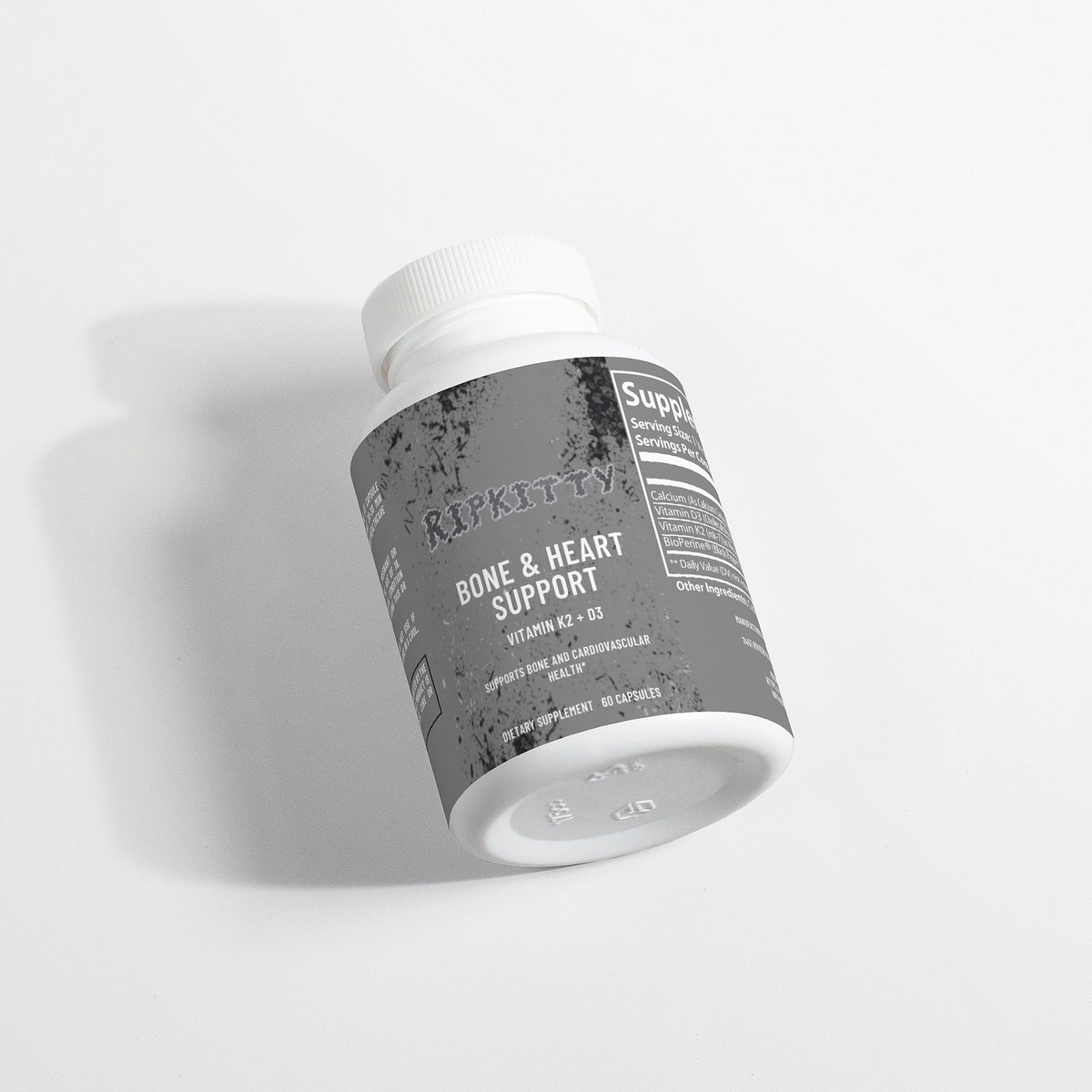 Ripkitty Bone & Heart Support 60 Capsules with Vitamin K2 & D3