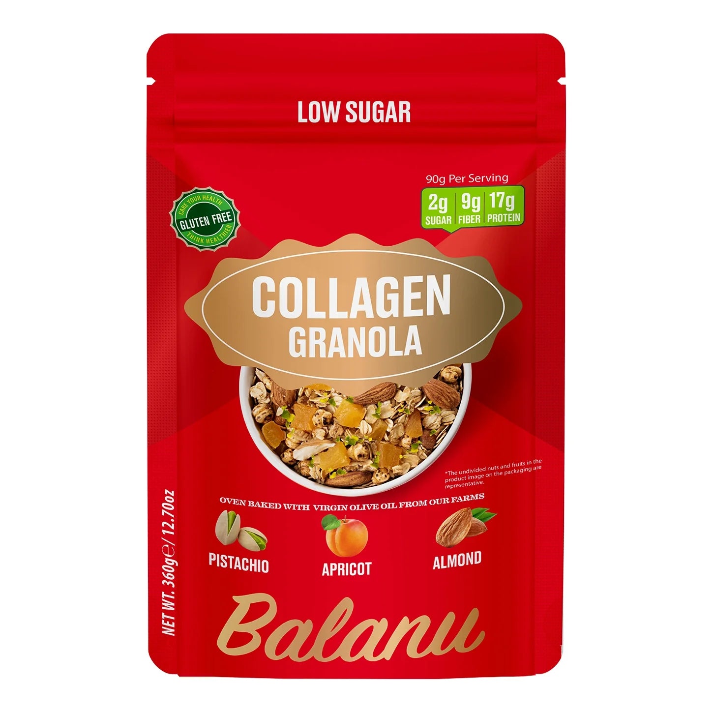 Keto Collagen Granola 360 gr