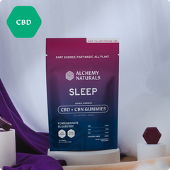 6-Pack: Alchemy Naturals CBD Gummies For Sleep - Full Spectrum CBD + CBN