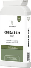 Omega 3-6-9 Multi | With Fish Oil, Flaxseed, Sunflower Oil & Vitamin E – 60 Gelatin Capsules