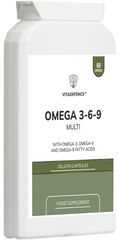 Omega 3-6-9 Multi | With Fish Oil, Flaxseed, Sunflower Oil & Vitamin E – 60 Gelatin Capsules