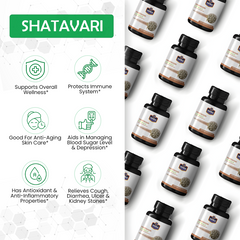 Shatavari Capsules for Hormonal Balance & Vitality