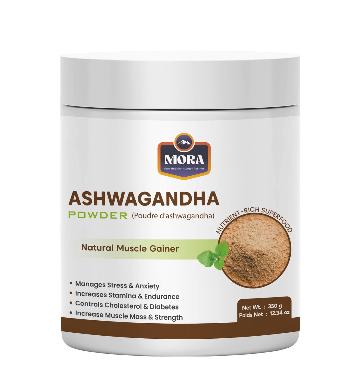 Ashwagandha Powder for Stress Relief & Energy